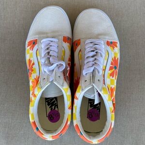 Vans Old School Floral De Blanc